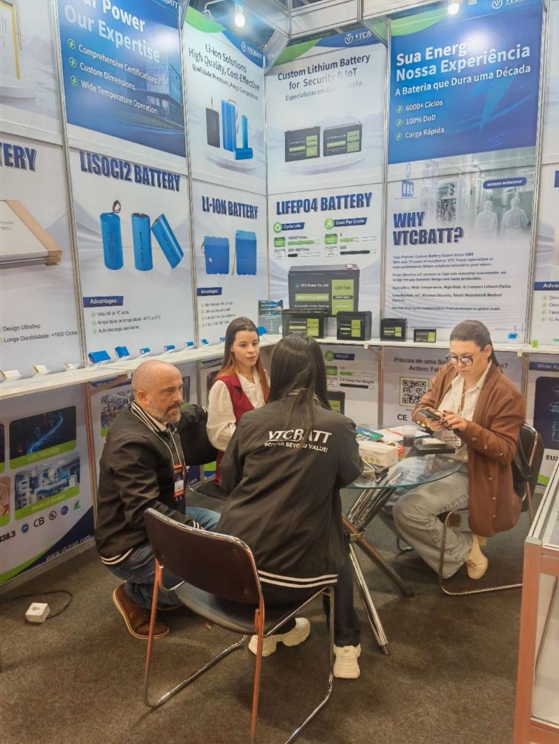 VTCBATT booth conversation at Exposec 2026