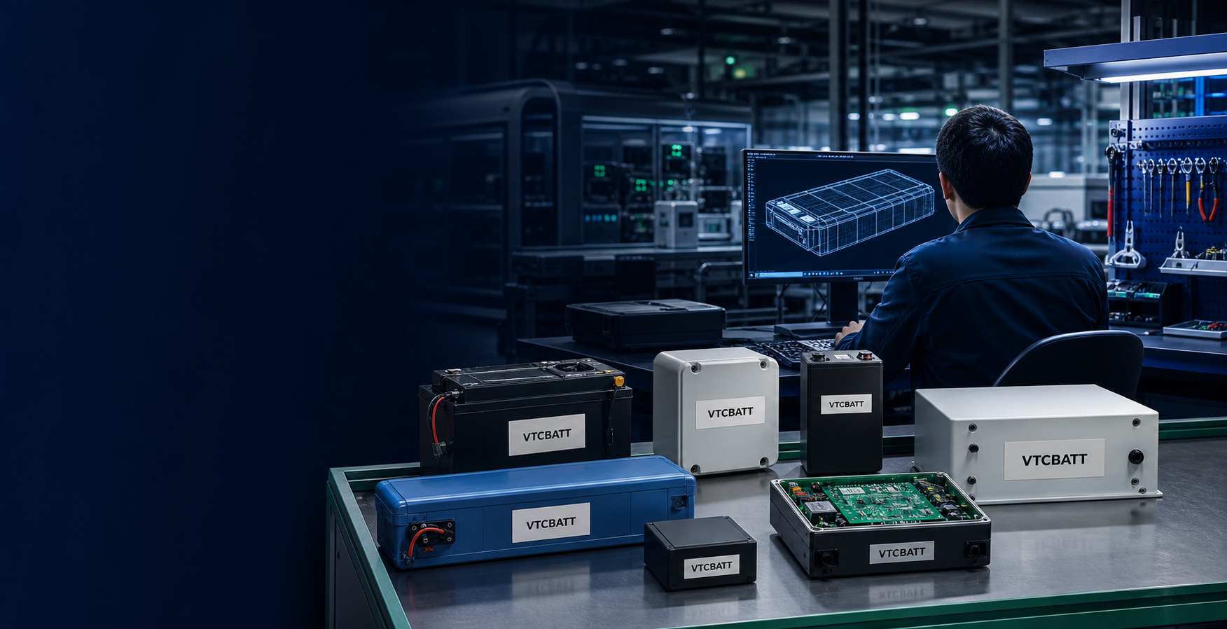 VTCBATT custom battery pack engineering and OEM ODM design