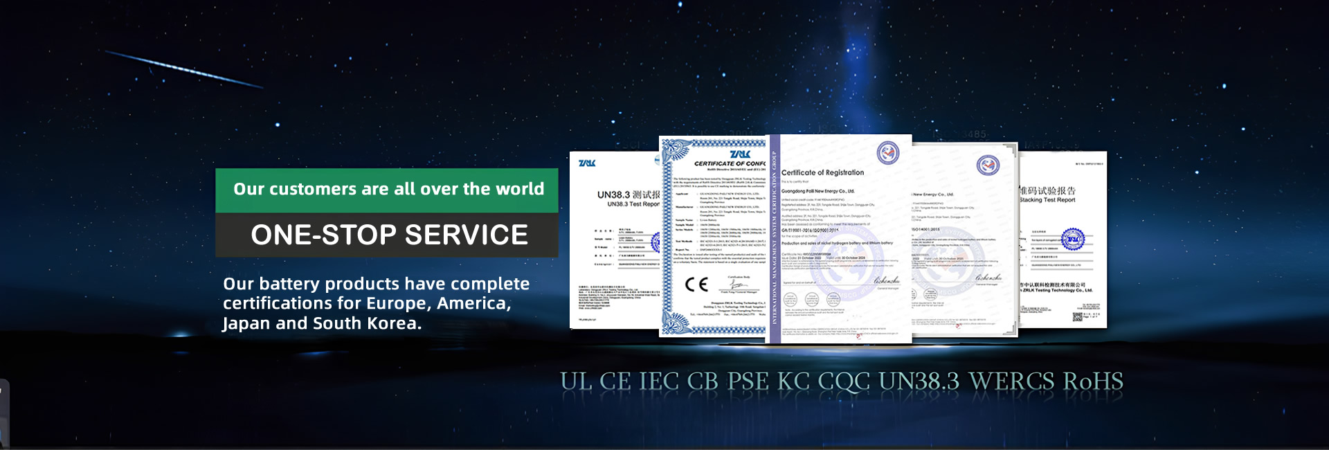 Lithium battery compliance documents